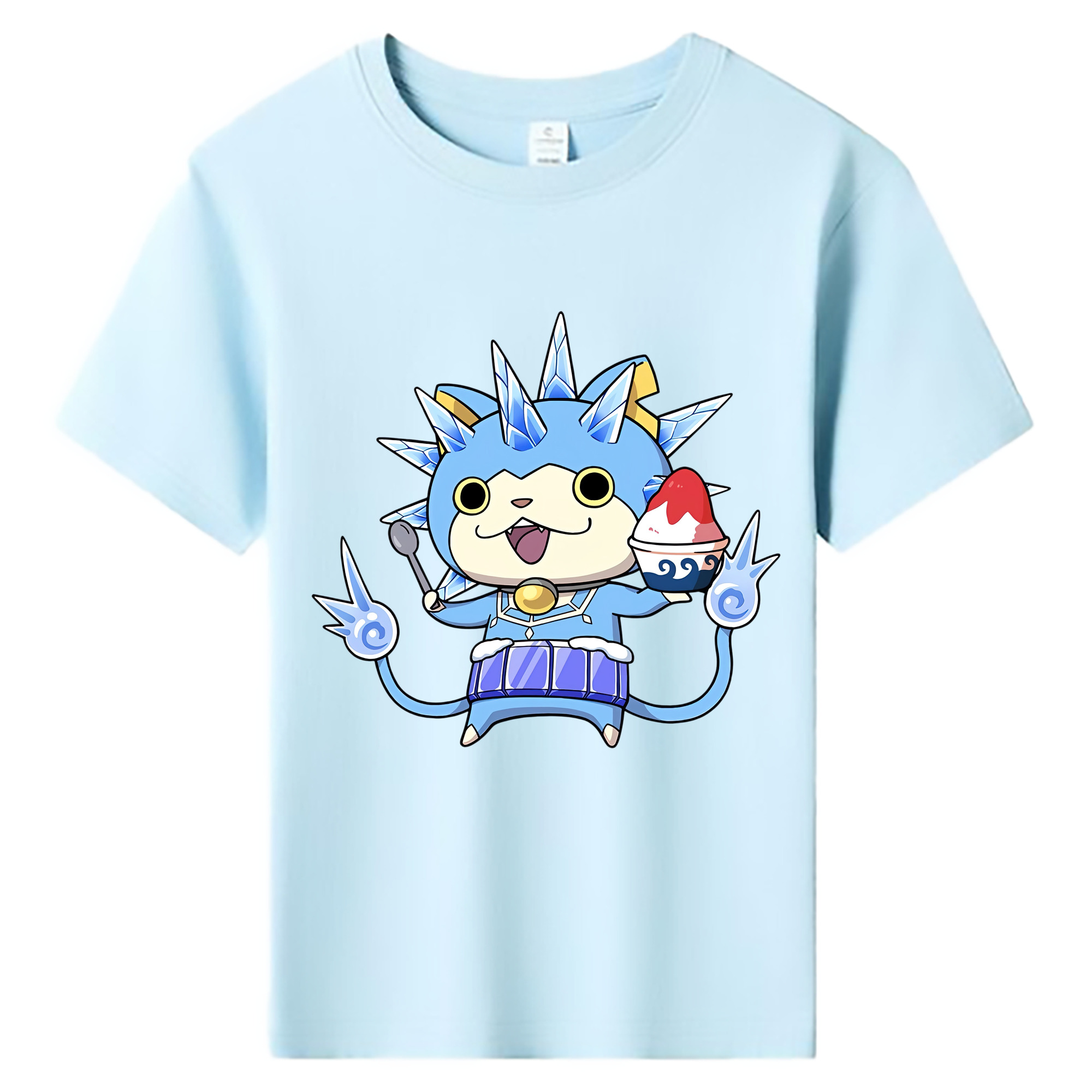 （画像用） 妖怪ウォッチ Yo-kai Watch 綿100％キッズTシャツ（フロントプリント）